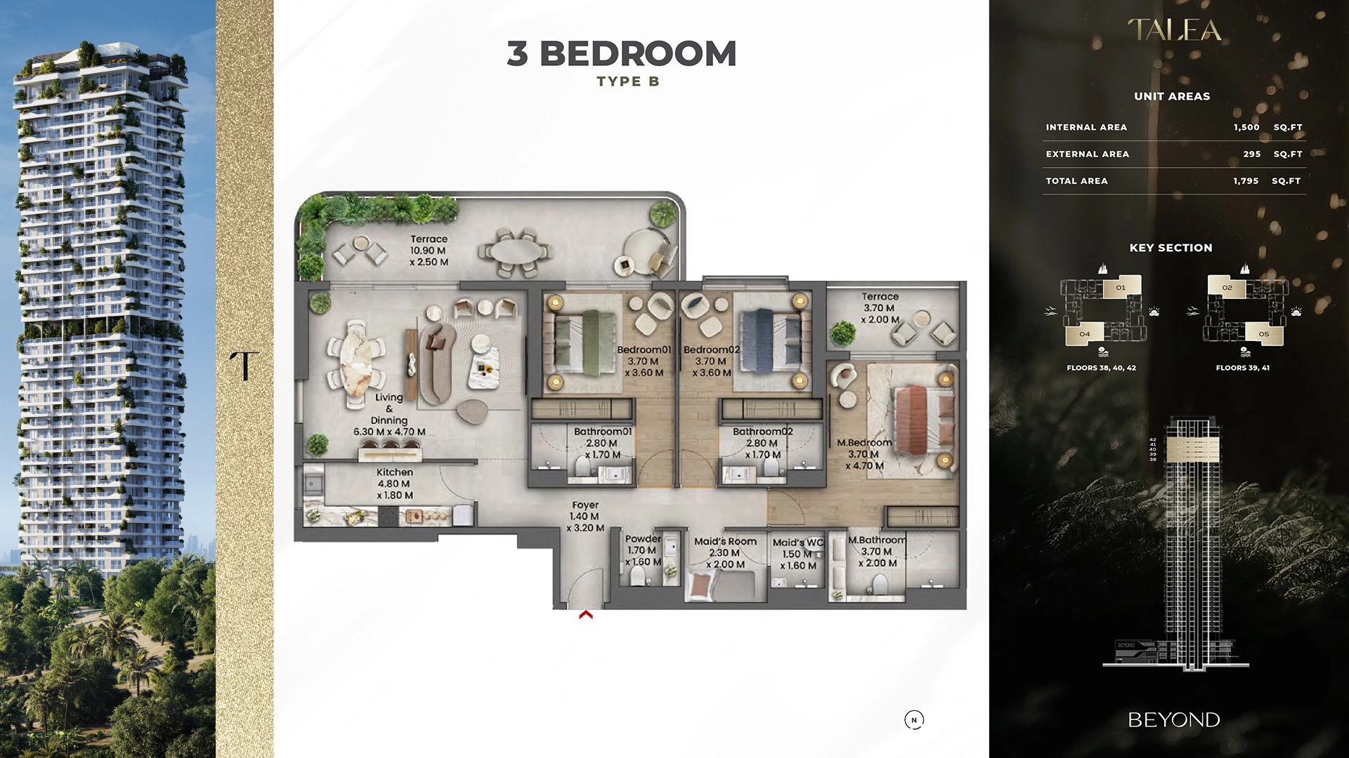 3 BR - Type B